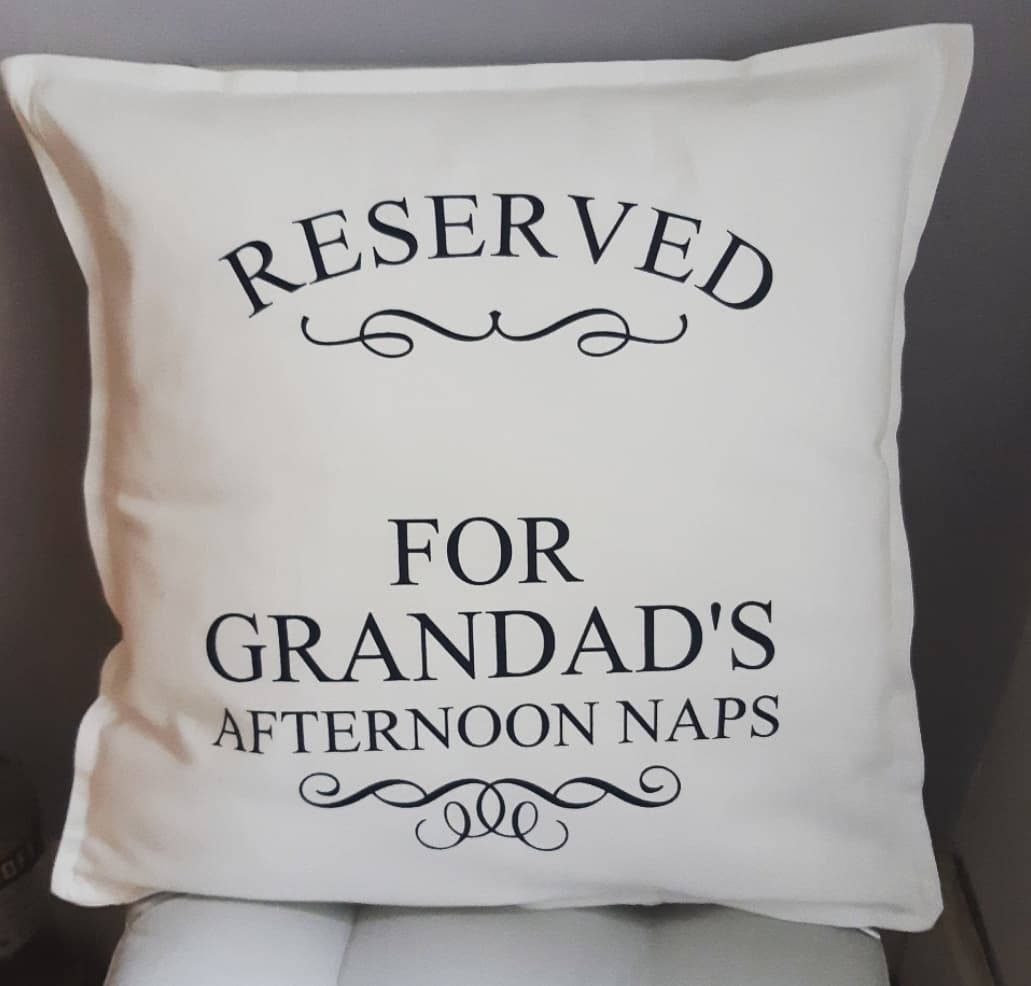 Grandads cushion 2024