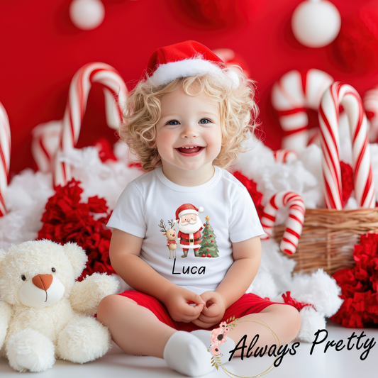 Cute Personalised Santa Tshirt