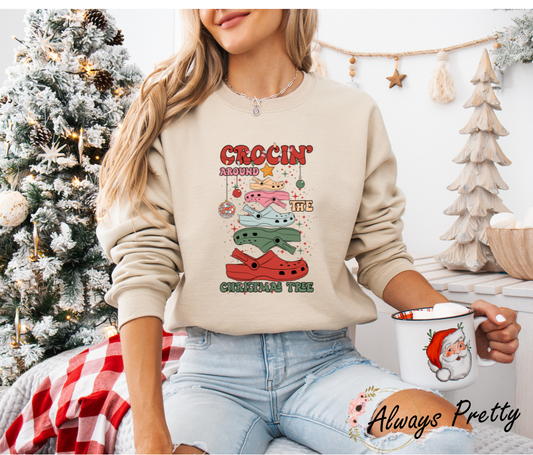 Crocin' Around The Christmas Tree Sweater