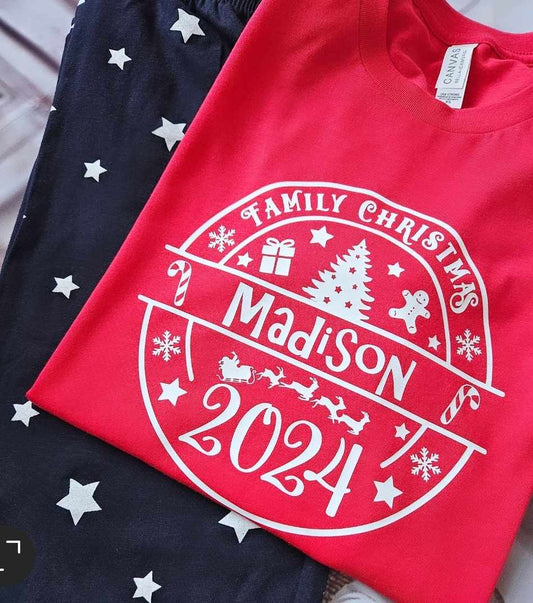 Family Christmas 2024 (Personalised) ADULT SIZE