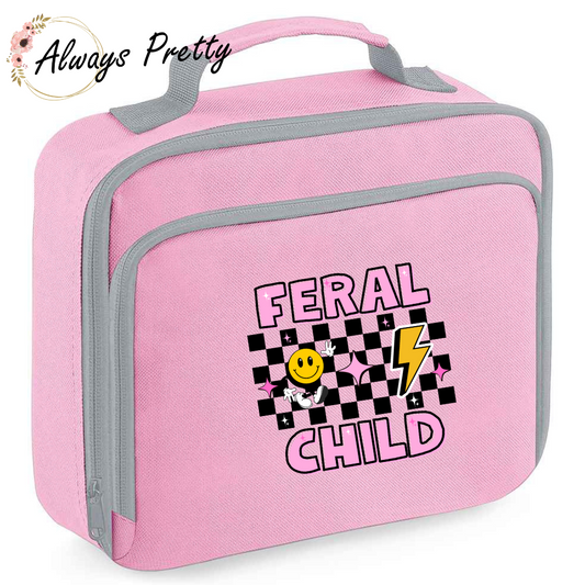 Feral Child Pink Lunch Bag