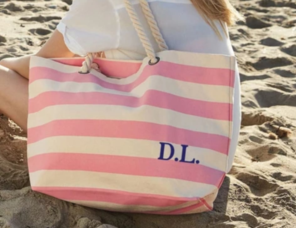 Personalised beach clutch hot sale