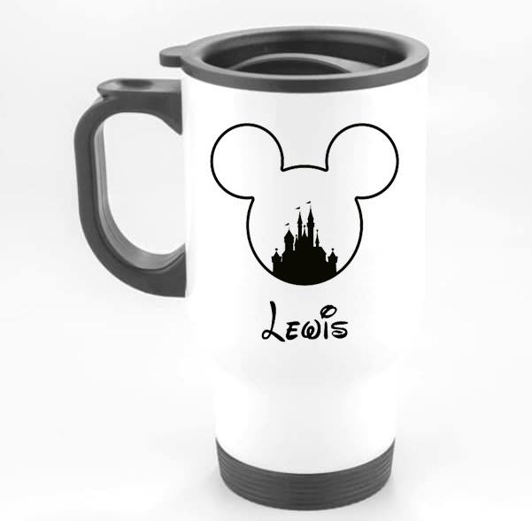 Personalised Mickey Travel Flask