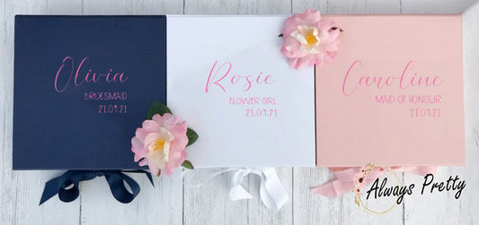 Personalised Bridesmaid Boxes